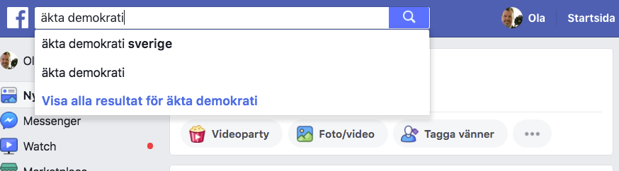 05 03 Dela länk i en grupp du ager eller ar medlem i A